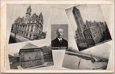 1907 PITTSBURG Pennsylvania Postcard Four Building Views 