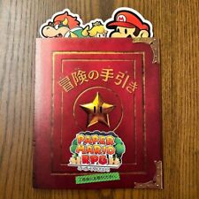 Nintendo Switch Paper Mario RPG Adventure Guide Advertising Flyer Japan picture