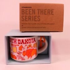 TINY Starbucks Coffee Tea Mug NORTH DAKOTA 2 oz 2019 Been There Series ORNAMENT picture