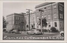 RPPC Postcard Richland Co Columbia SC Vintage Cars picture