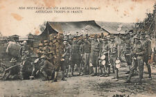 WWI VINTAGE POSTCARD AMERICAN TROOPS IN FRANCE NEW ALLIES 013024 T picture