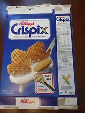 VTG 1988 Kellogg’s Crispix Empty Cereal Box Flat Used ~Free Key True Value~ picture
