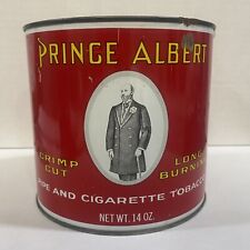 VTG Prince Albert CAN Pipe Cigarette Tobacco EMPTY 14oz NO LID picture