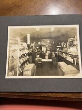 Vintage General Store Cabinet Card Photo W/ Advertising. tobacco coca cola etc picture