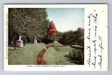 Denver CO-Colorado, Elitch's Gardens, c1908 Antique Vintage Souvenir Postcard picture