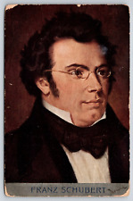 Author and Composer Franz Schubert 1908 Portrait Postcard picture