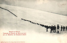 CPA Militaria - Alpine Hunters - Mont-de-Lars Glacier Crossing, Pelvoux picture