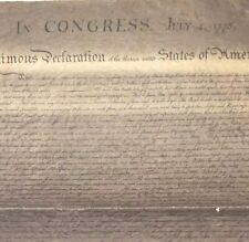 1776 The Unanimous Declaration Of The Thirteen United States Of America 4 Pages picture