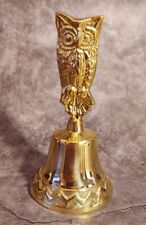 Brass Owl bell for Oshun, Yewa, Oba Nani Yoruba orisa campana Lucumi Santeria picture