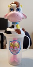 Vintage 2002 MILLY MILKSHAKE MIXER Lanard Toys Moo Cow Ice Cream Plastic Bottle picture