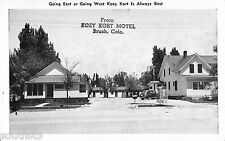 c1940s Kozy Kort Motel, Brush, Colorado Postcard picture