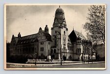 ANTIQUE Old Postcard RPPC GERMANY MAGDEBURG KAISER FRIEDRICH MUSEUM 1936 picture