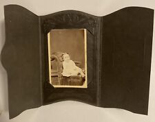 Victorian 14 Month Old Baby MJ Portrait Cabinet Card Photo 1800s Masons Medina O picture