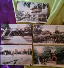 lot of 5 Tokyo Japan Hibiya Park Tosyogu Shrine Otamaya Bridg Kameido Postcards picture