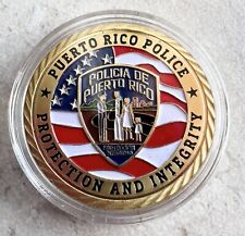 Puerto Rico Police challenge coin Protection and Integrity picture