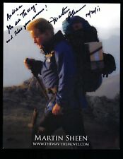 Martin Sheen signed 8x10 Promotional booklet 