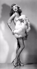 Vintage Photo 8.5x11   #24851 Lovely Burlesque Stripper Winne Garrett picture
