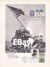 Joe Rosenthal Signed “Raising the Flag on Iwo Jima” Pulitzer Prize Winning Photo picture