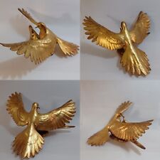Anthony Freeman Hagen Renaker Gold Ceramic Loving Doves picture
