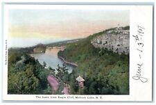 Mohonk Lake New York NY Postcard Lake From Eagle c1905 Exterior Building Vintage picture