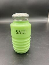 Jadeite Jadite Jeannette Ribbed Salt Shaker picture