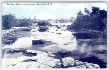 1910 BIG SIOUX RIVER DURING LOW WATER SIOUX FALLS SOUTH DAKOTA ANTIQUE POSTCARD picture