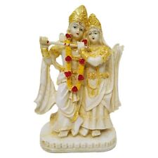 Polyresin Lord Radha Krishna Statue | Murlidhar/Krishan Kanhiya Idol, 8.2 Inches picture