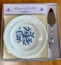 NEW IN BOX Vintage WEDGWOOD PARTY SET Sterling Silver Server & 7