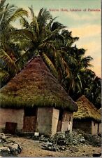 Postcard Native Huts, Interior of Panama picture