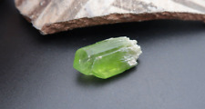 RARE GEM AAAAA BEAUTIFULLY TERMINATED PERIDOT CRYSTAL MINERAL SPECIMEN 16.7ct picture