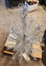 Carey McFall Aluminum Taper Tree, Orig Box , Vintage Christmas Complete  picture