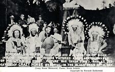 Dedication 1948 Crazy Horse Memorial Sioux Indians Korczak Ziolkowski Postcard picture