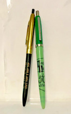 Vintage Lot Of 2 Pens Lacquer Graph & Gemaco 1950's Advertising Good Condition picture