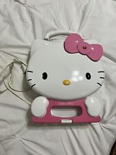 Hello Kitty Waffle Maker 4 Waffles Iron Cooker Sanrio KT5221 VTG 2004 TESTED picture