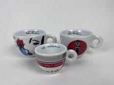Pedro Almodovar illy Collection 02 09 Assorted Set of 3 Coffee Tea Cups IPA picture