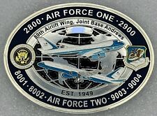 Trump POTUS Serialized Air Force One & Two Andrews AFB, MD Challenge Coin picture