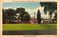 Shriners Hospital for Crippled Children Twin Cities Minneapolis Minn MN Postcard picture