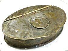 Antique Old U.S III D.G Rex 1807 Coin Fitted Vintage Brass Box B & W Mark U.S.A picture