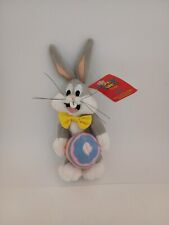 Vintage 1999 Looney Tunes Year April Bugs Easter Bunny Mini Bean Bag NWT picture