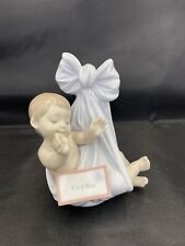 LLADRO 6612 HEAVEN'S GIFT IT’S A BOY GLOSSY PORCELAIN FIGURINE ~MINT~ picture