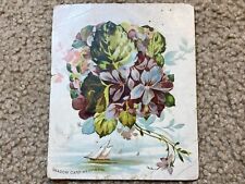 1896 Trade Card Lion Coffee Woolson Spice Co Toledo Shadow Picture Mrs Langtry picture