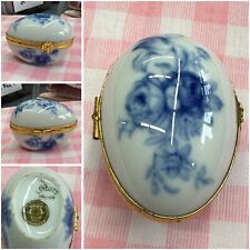 Vintage Limoges France Eggs Shaped Trinket Box Early 1900’s picture