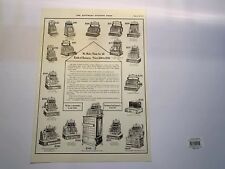 Antique National Cash Register Advertising Showing Different Models & Prices Ncr picture