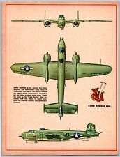 American B-25H 82nd Bomber SQN Bridge Busters Mar 1965 Full Page Art Print picture