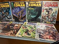 VINTAGE 1970’s CURTIS THE SAVAGE SWORD OF CONAN THE BARBARIAN MID-LOW GR. 8-LOT picture