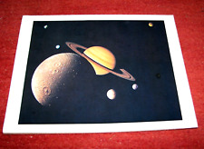 Vintage THE PLANETARY SOCIETY Voyager 1 Saturn Picture/ Photo No. 6 (NASA) picture
