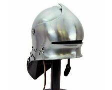 iron steel Knight German Sallet Helmet Medieval European Armour picture