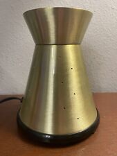 Genuine Vintage Lava Lamp REPLACEMENT Gold Base ONLY w/ Pinholes picture
