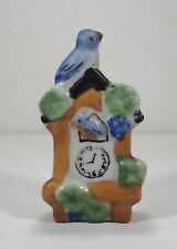Miniature Vintage Ceramic Wall Pocket “Cuckoo Clock” Japan picture