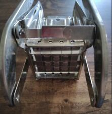 VINTAGE ECKO FRENCH FRY CUTTER CHOPPER STEAL HEAVY DUTY GOOD USED picture